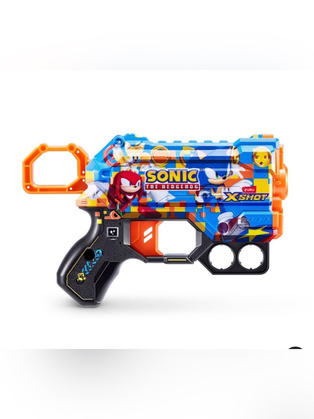 Zuru X-Shot Skins Sonic The Hedgehog Dart Blaster NO DARTS ⭐️⭐️EUC⭐️⭐️